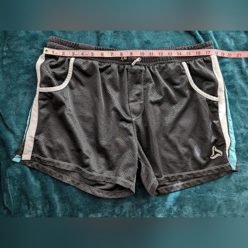 Silkworld Men's XXL Black Mesh Athletic Shorts